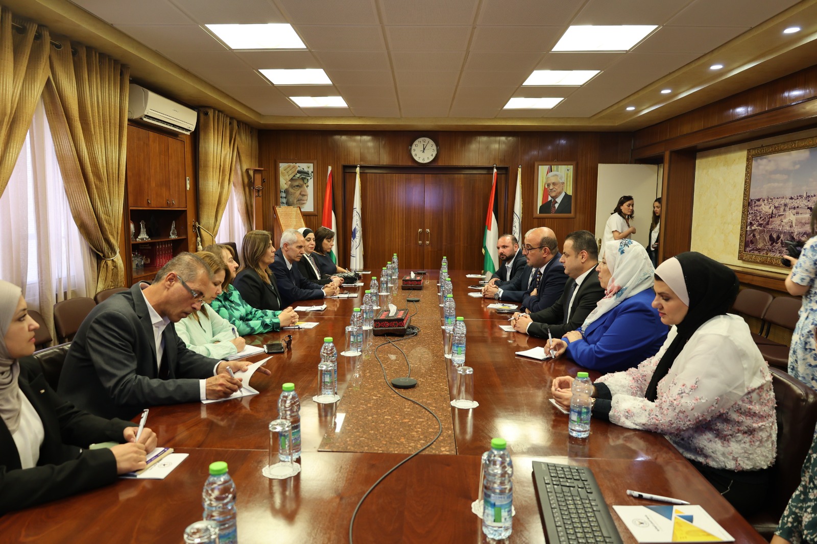 Ministry of Women's Affairs conducts a visit to Nablus governorate and women's institutions to activate partnership and strengthen cooperation وزارة شؤون المرأة تنظم زيارة لمحافظة نابلس والمؤسسات النسوية لتفعيل الشراكة و تعزيز التعاون  