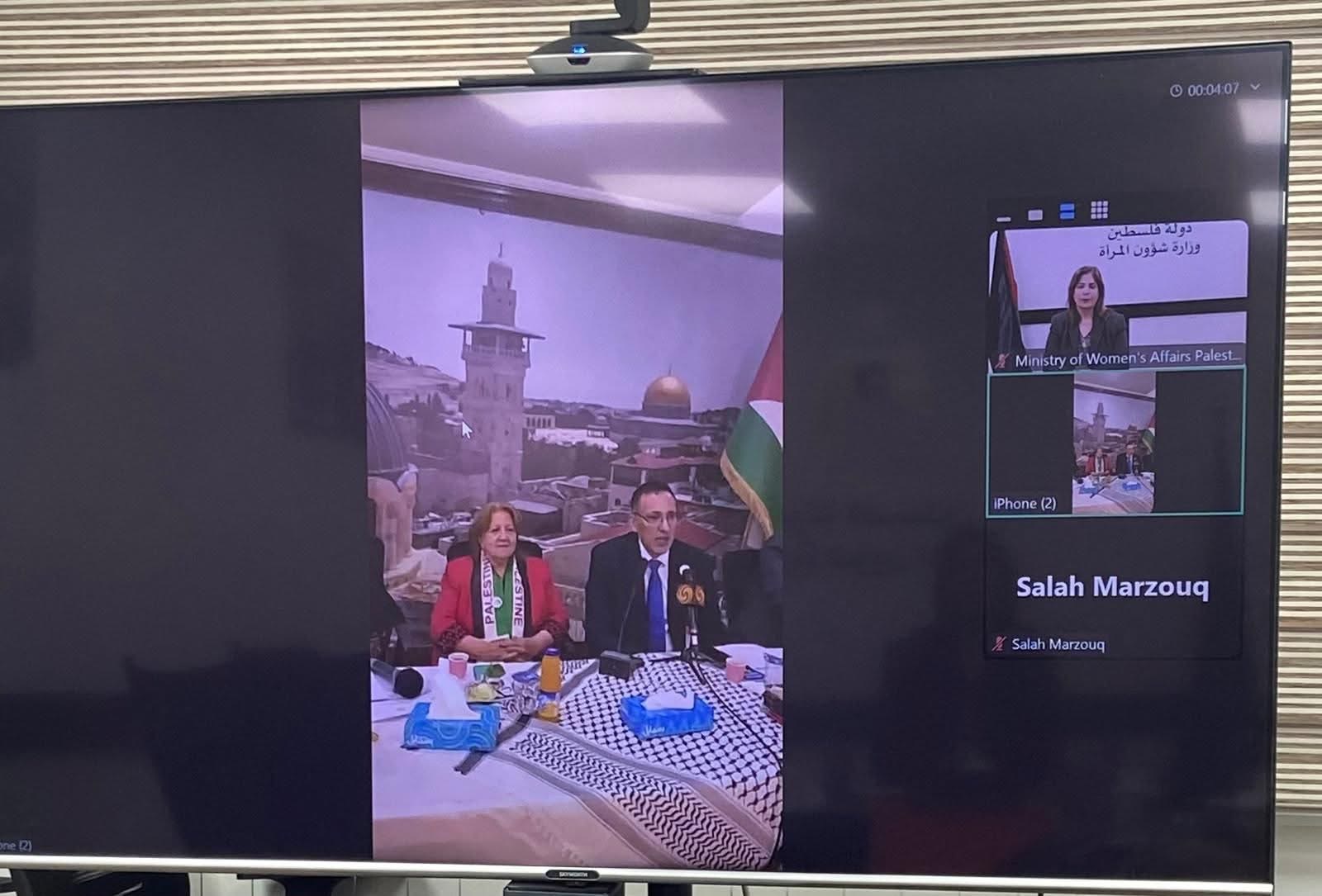 الخليلي: المرأتان الفلسطينية والعراقية تجسدان نموذجاً للصمود والنضال